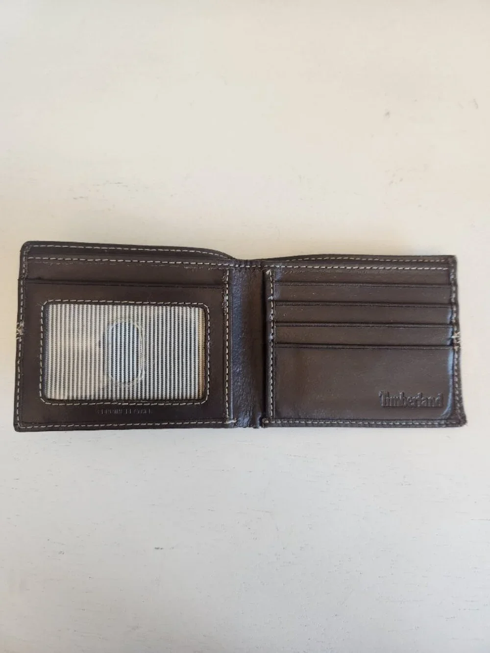 Timberland Brown Leather Men's Wallet - Picture 2 of 6